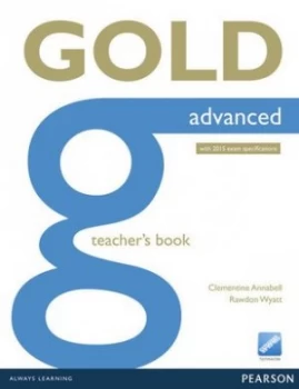 Image of Gold experience Advanced Teachers book by Clementine Annabell