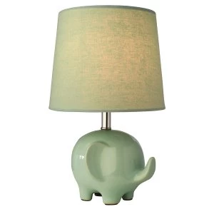 image of The Lighting and Interiors Group Ellie Table Lamp - Mint Green