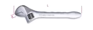 image of Beta Tools 111INOX 150 INOX Stainless Steel Adjustable Wrench 150mm 001110315