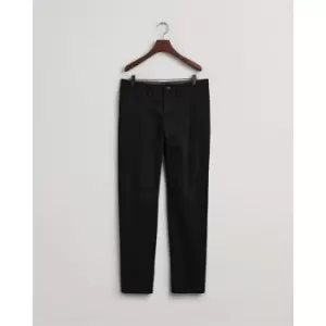 Image of Gant Regular Twill Chino - Black