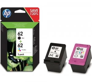 Image of HP 62 Black and Tri Colour Ink Cartridge