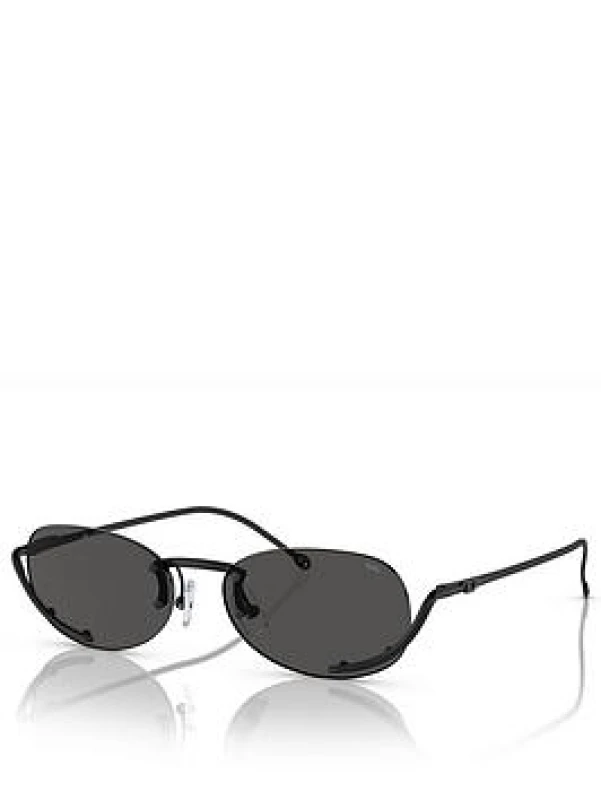 Image of Diesel 0Dl1004 Oval Sunglasses Black WK9ZM Female