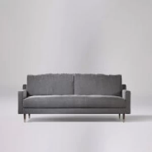 Image of Swoon Reiti Smart Wool 3 Seater Sofa - 3 Seater - Pepper