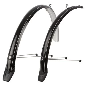 image of Polisport Towny Mudguard Pair 26" 46mm Black