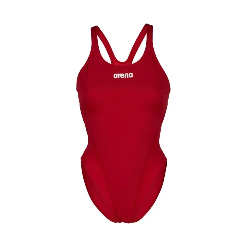 Image of Womens 1 Piece swimsuit Arena Team Tech Solid Rouge Female 36