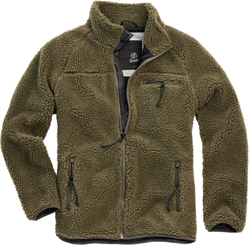 Image of Brandit Teddy Fleece Jacket Between-seasons Jacket olive 3XL Men