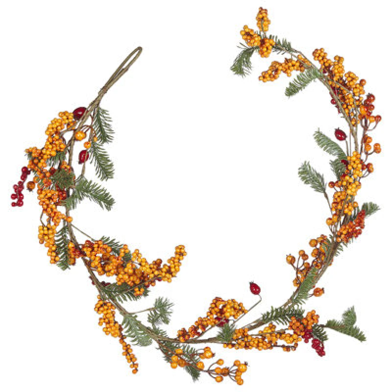 Image of Beliani Garland 150 Cm Ourense 150 Cm Red