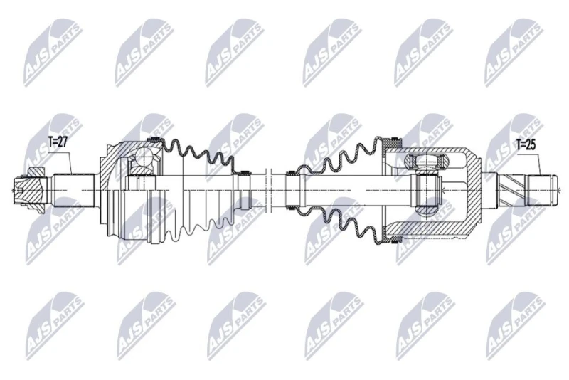 Image of NTY Drive shaft NTY NPW-AR-044