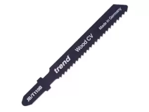 image of Trend JB/T119B Jigsaw Blade 75 x 2.0mm x 5 pack