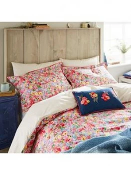 image of Joules Hollyhock Meadow 100% Cotton Duvet Cover