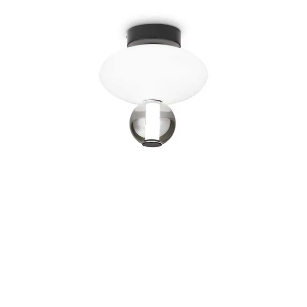 Image of Lumiere Integrated LED Semi Flush Light Black 2350Lm 3000K