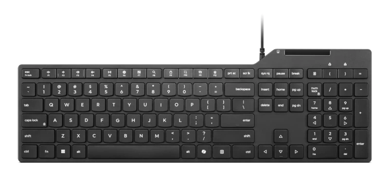 Image of Lenovo USB-A Wired Smartcard Keyboard 5000-UK English