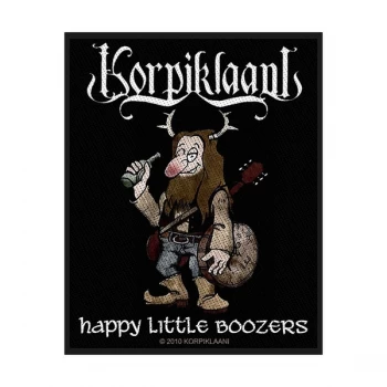 Image of Korpiklaani - Happy Little Boozers Standard Patch