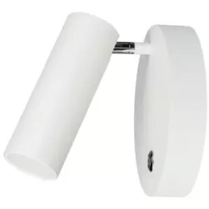 Image of Carlsbad Reading Light White Metal Touch Switched, dimmable GU10 1x40 - Merano