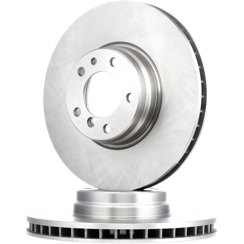 Image of STARK SKBD-0023109 Brake disc Front Axle, Vented, Cast Iron, Uncoated, Untreated, without bolts/screws Cast Iron Brake Disc (82)