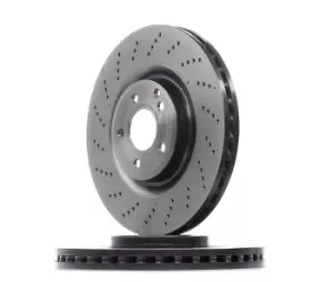 Image of BREMBO Brake disc MERCEDES-BENZ 09.B855.51 2184210412,A2184210412 Brake rotor,Brake discs,Brake rotors