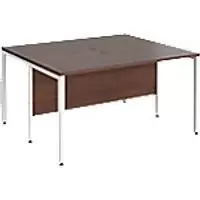 Image of Dams International Desk MB1412BWHW 1,400 x 1,200 x 725 mm