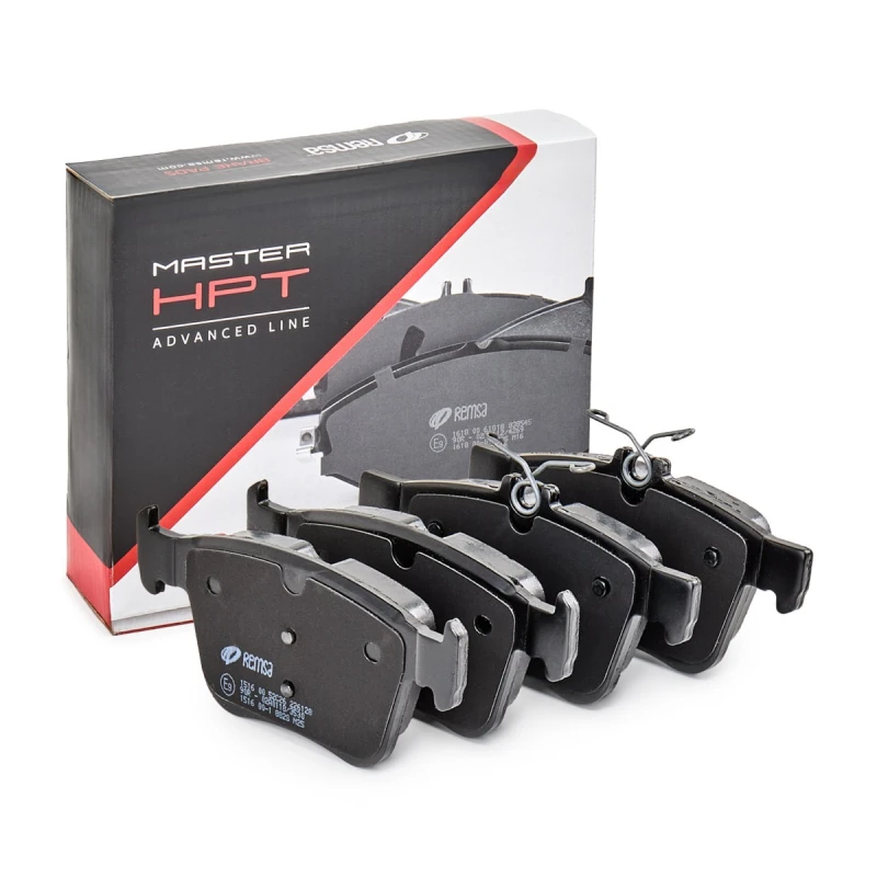 Image of REMSA 1516.00 Brake pad set Rear Axle, with spring, with adhesive film Brake Pad Set,disc brake (402)