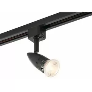 Image of Loops - Adjustable Ceiling Track Spotlight Matt Black Single 7W Max GU10 Lamp Downlight