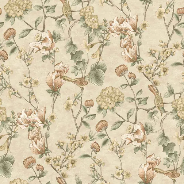 Image of Holden Decor Holden Decor Floral Bird Trail Cream