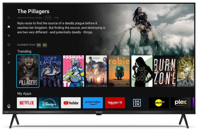 Image of Sharp 55" 4T-C55GK4245KB Smart 4K Ultra HD TV