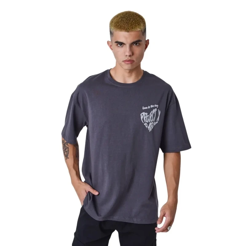Image of Project X Paris T-Shirt heart of Project X Paris Gris Male XS