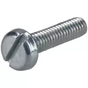 image of R-TECH 337008 Slotted Pan Head Machine Screws BZP M2.5 10mm - Pack...