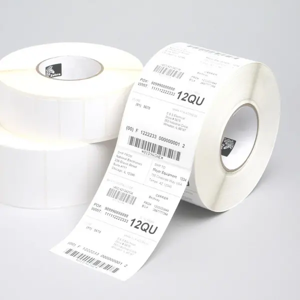 Image of Zebra Z-Perform 1000T (880026-127) White Labels 102mm x 127mm - 4 x 1152 Labels (Original)
