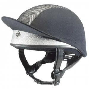Image of Charles Owen Pro II Skull Riding Hat - Silver