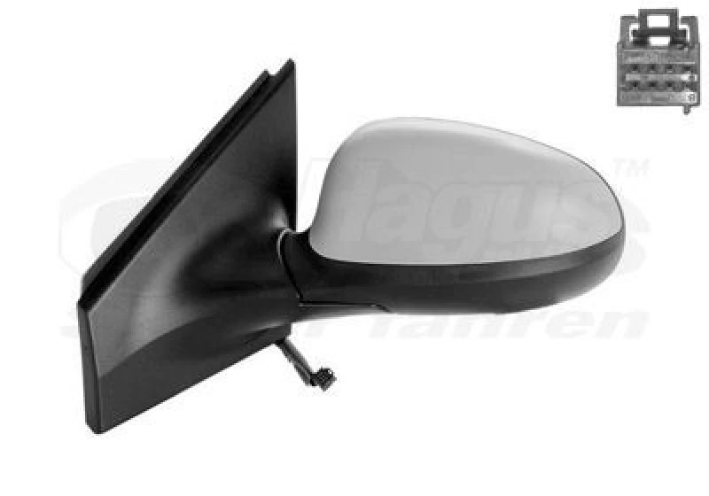 Image of VAN WEZEL Wing mirror VAN WEZEL 1629818