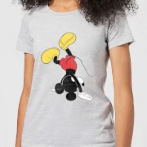 Disney Mickey Mouse Upside Down Womens T-Shirt - Grey - 5XL