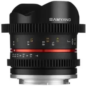 image of Samyang 8mm T3.1 Video UMC Fisheye II Lens - Canon M Fit