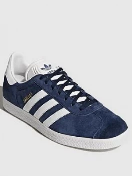 Image of adidas Originals Gazelle - Navy/White, Size 5, Women