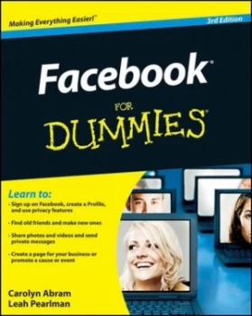 Image of Facebook for Dummies by Leah Pearlman Paperback