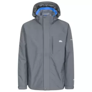 image of Trespass Mens Edwards II Waterproof Jacket (M) (Carbon)