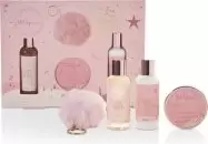 Image of The Kind Edit Co Utopia Keyring Gift Set - 80ml Body Wash, 80ml Body Lotion, 80ml Body Scrub