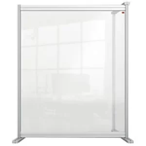 image of Nobo Protection Screen Premium Plus Modular System Extension Transparent 800 x 1000 mm