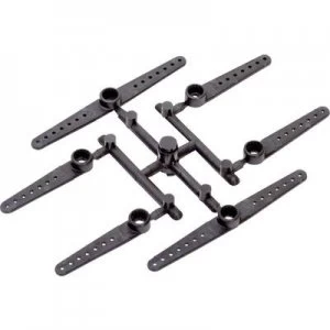 Image of Plastic lever set DU BRO Compatible with Futaba Hitec