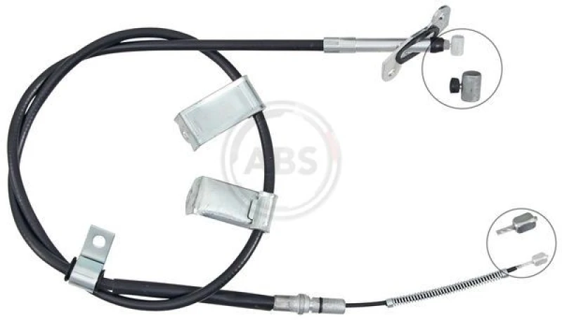 Image of A.B.S. Handbrake cable A.B.S. K14129