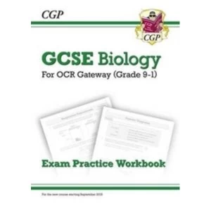 Image of New Grade 9-1 GCSE Biology: OCR Gateway Exam Practice Workbook by CGP Books (Paperback, 2016)