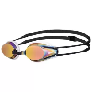 Image of Arena Unisex Racing Goggles Tracks Mirror - White
