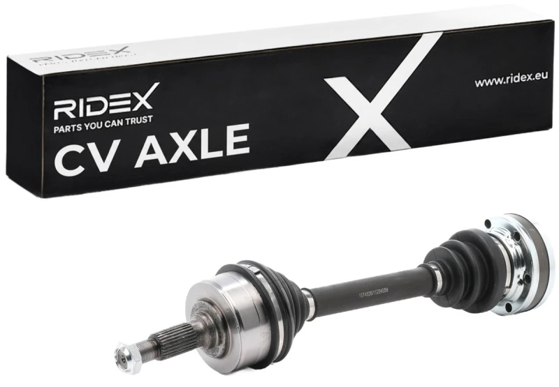 Image of RIDEX 13D0525 Drive shaft Front Axle Left Drive Shaft (13)