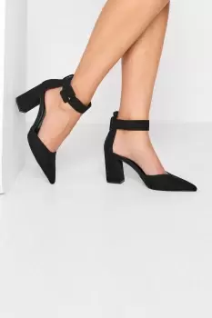 Image of Block Heel Court Shoes