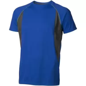 image of Elevate Mens Quebec Short Sleeve T-Shirt (L) (Blue/Anthracite)