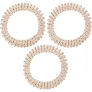 image of invisibobble Slim Of Bronze And Beads hair elastics 3 pc