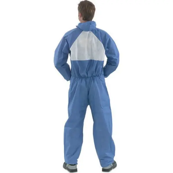 Image of 3M 3M 4530 FSR Coverall Blue/White L 4530L