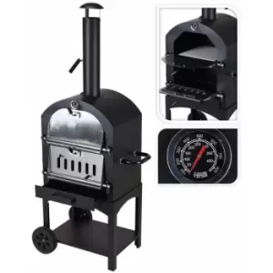 Image of ProGarden BBQ Pizza Oven Black - Black