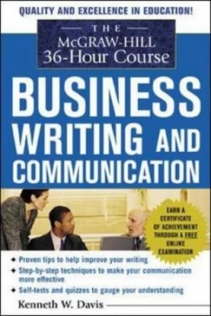 Image of The Mcgraw-Hill 36-Hour Course in Business Writing and Communication by Kenneth W Davis Paperback