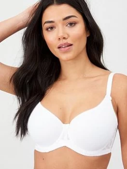 Image of Panache Cari Moulded Spacer T-Shirt Bra - White, Size 28Dd, Women