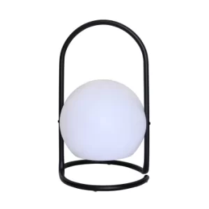 Image of Corte IP44 LED Colour Changing Rechargeable Table Light with White Glo